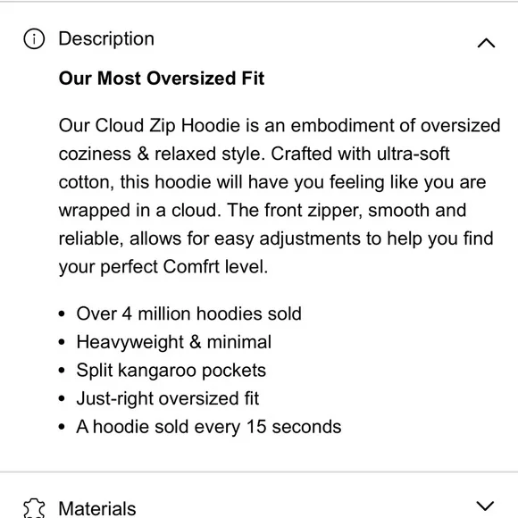 Black Comfrt Hoodie Unisex Size M NWT - Picture 8 of 9